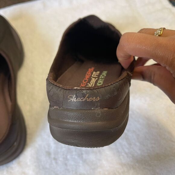 Skechers Women's Relaxed Fit Memory Foam Sandal Slip On Walking Shoes Size 9 - Picture 4 of 9